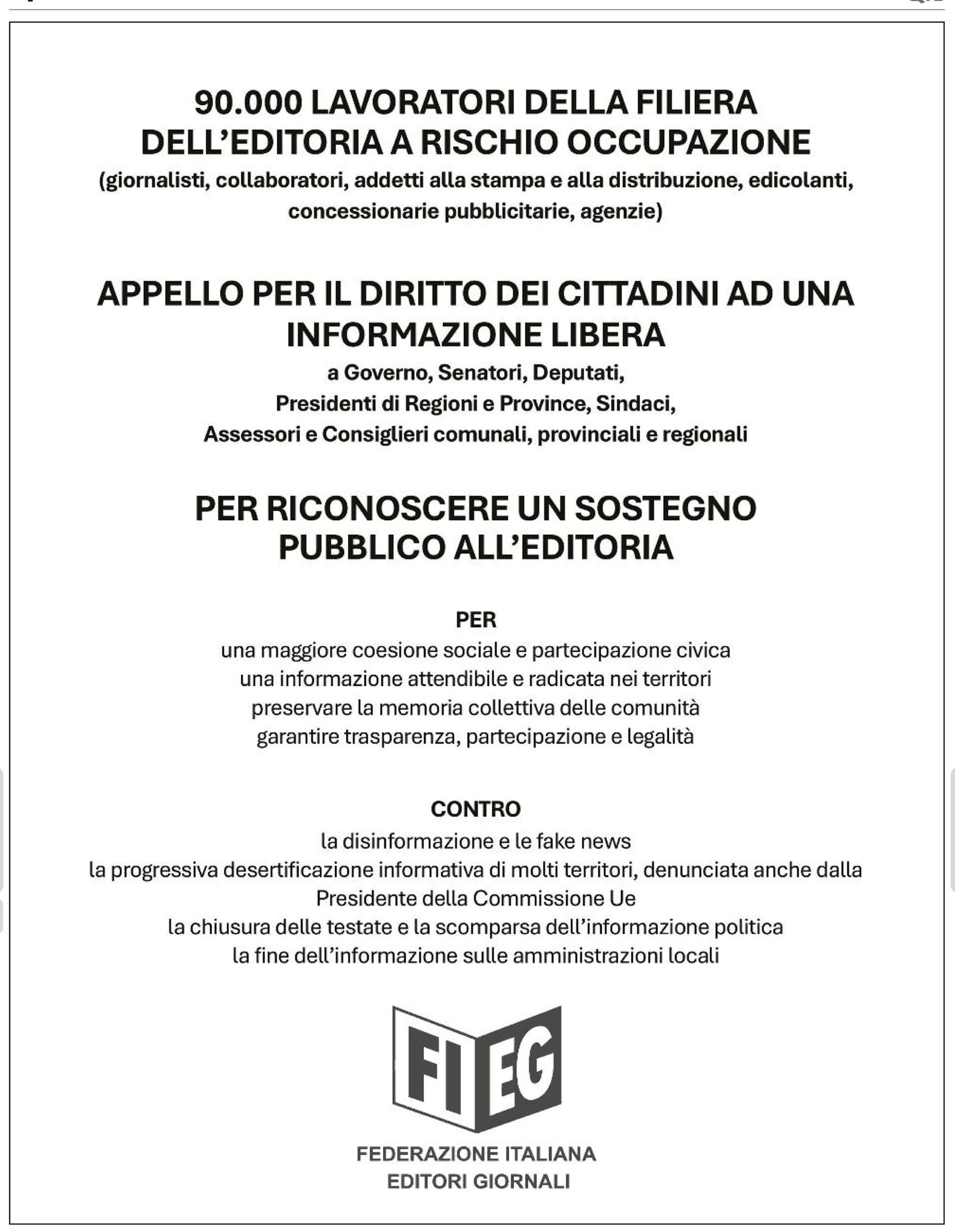 appello fieg 15 11 2025