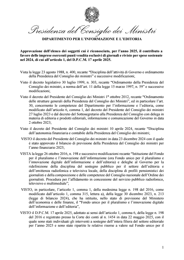 decreto di approvazione elenco beneficiari contributo edicole spese 2024 signed conv 0