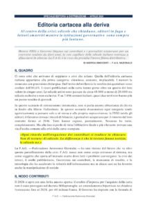 la crisi editoria cartacea 15 04 2026 preview