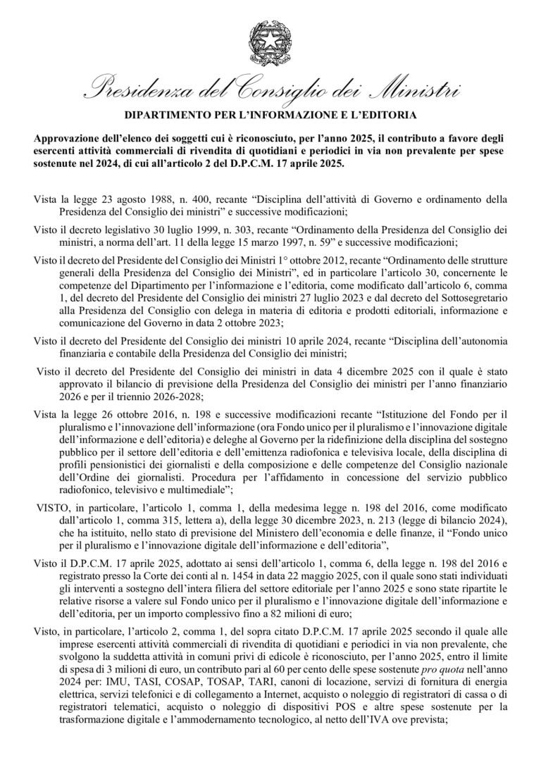 decreto di ammissione beneficiari punti vendita non prevalenti signed preview